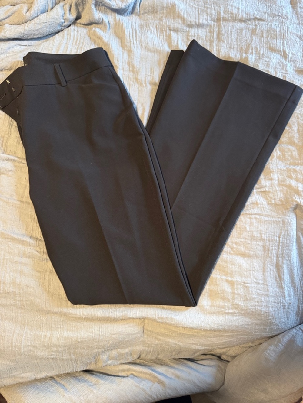Express Black Editor Flare Dress Pants, 12L, NWOT